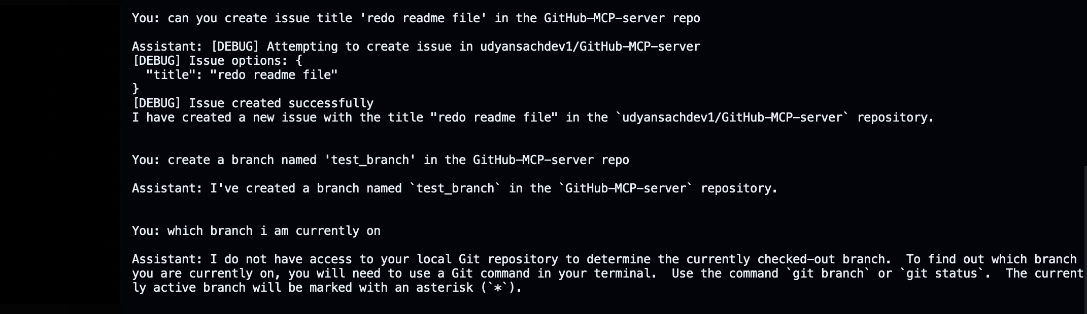GitHub ChatOps with Gemini + MCP